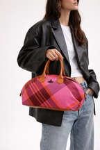 Vintage Vivienne Westwood Pink Check Tote – Rare Archive Piece
