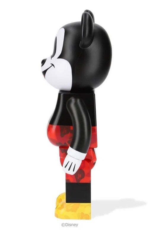 BAPE x Disney Mickey Mouse BE@RBRICK 400% + 100%
