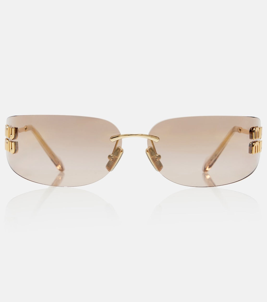 Logo Oval Sunglasses