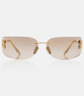 Logo Oval Sunglasses