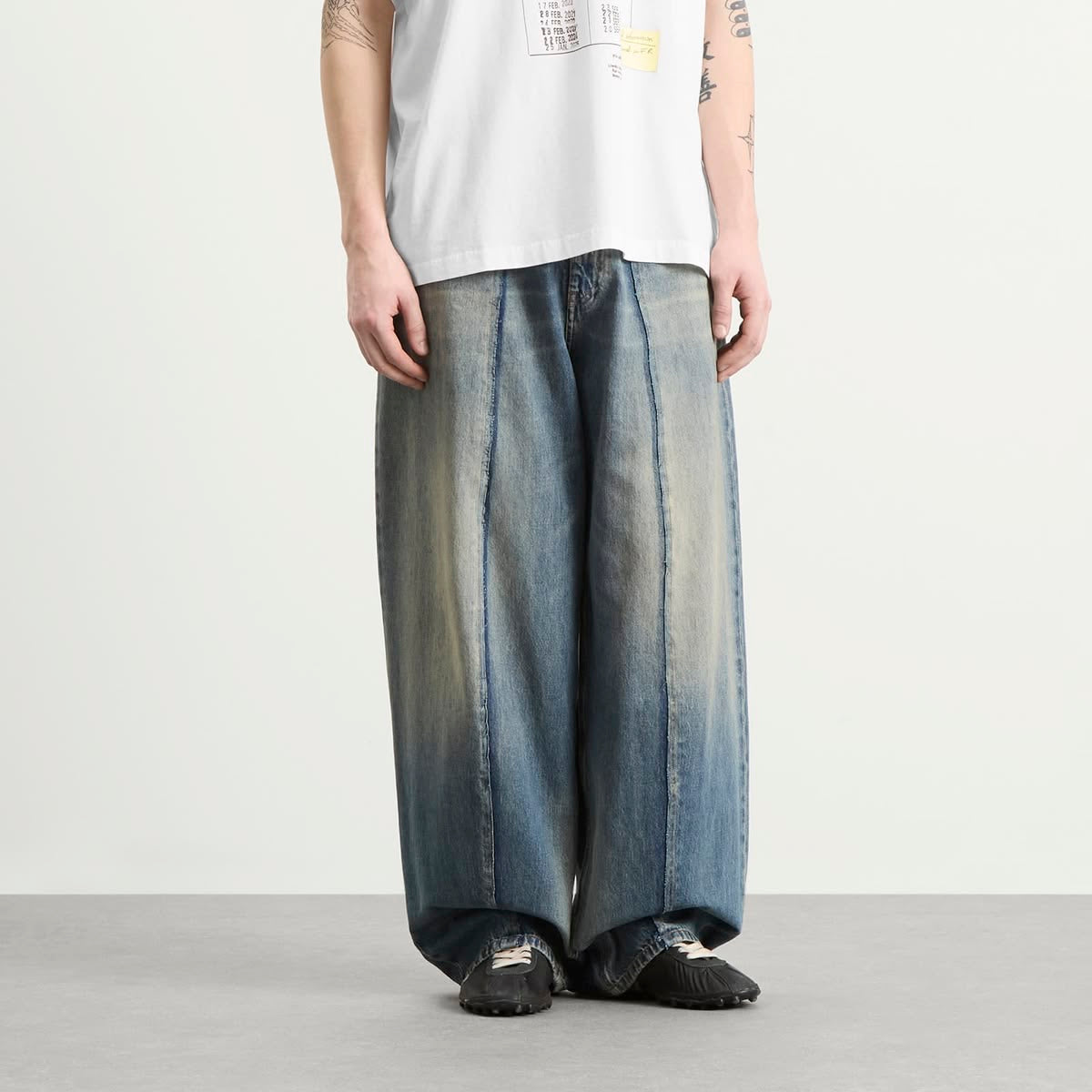 MM6 Maison Margiela Wide Leg Jeans