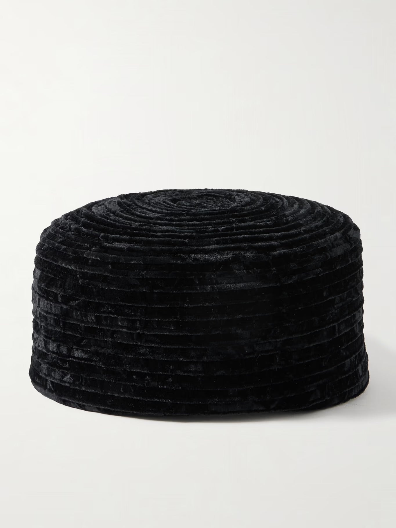 Gigi Burris Lauren Silk-Blend Velvet Pillbox Hat
