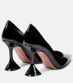 Amina Muaddi Ami Patent Leather Pumps