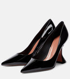 Amina Muaddi Ami Patent Leather Pumps