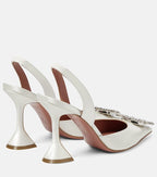 Begum Satin Slingback Pumps