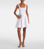 Wells Cotton Poplin Minidress in White