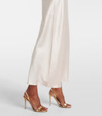 Sense of Shine Silk-Blend Midi Dress