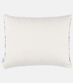 Les Ottomans Velvet Cushion Multicoloured