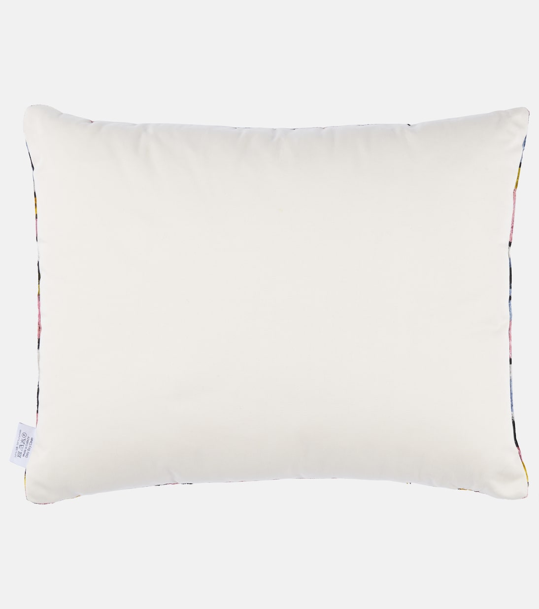 Les Ottomans Velvet Cushion Multicoloured