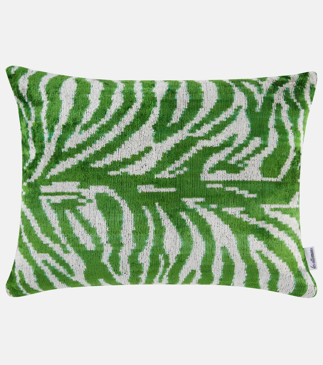 Les-Ottomans Velvet Cushion Multicoloured
