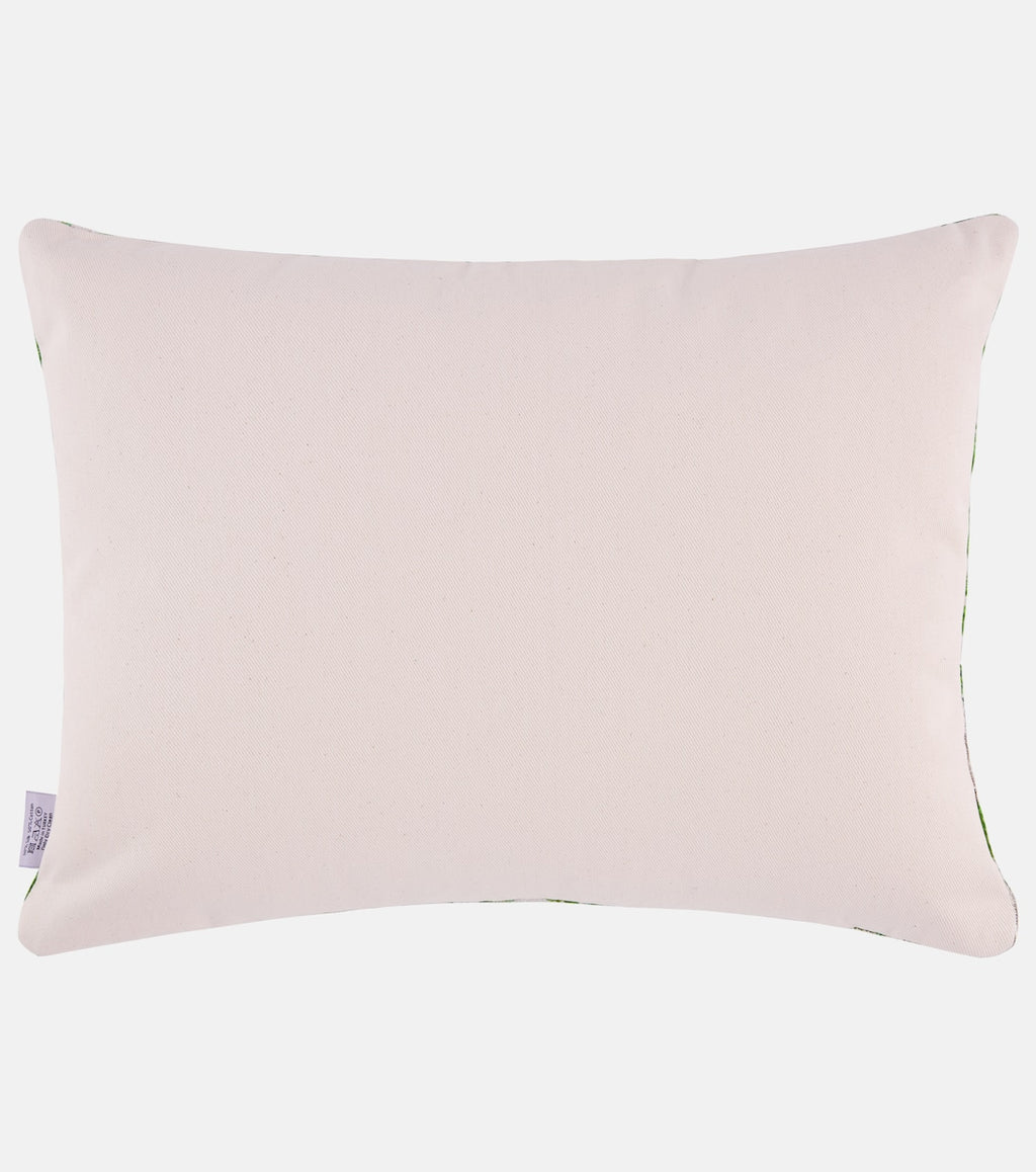 Les-Ottomans Velvet Cushion Multicoloured