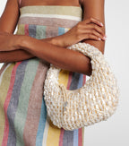 Staud Reef Crochet Embellished Shoulder Bag