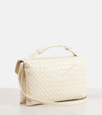 Bottega Veneta Knot Lock Intrecciato Leather Top-Handle Bag
