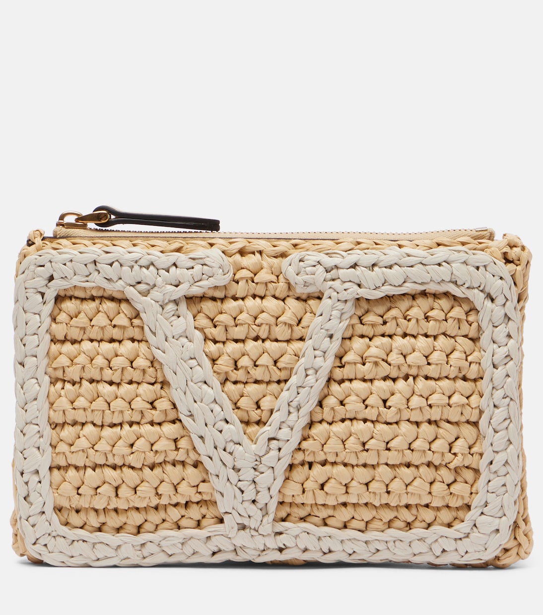 Valentino Garavani Viva Superstar Small Crochet Clutch