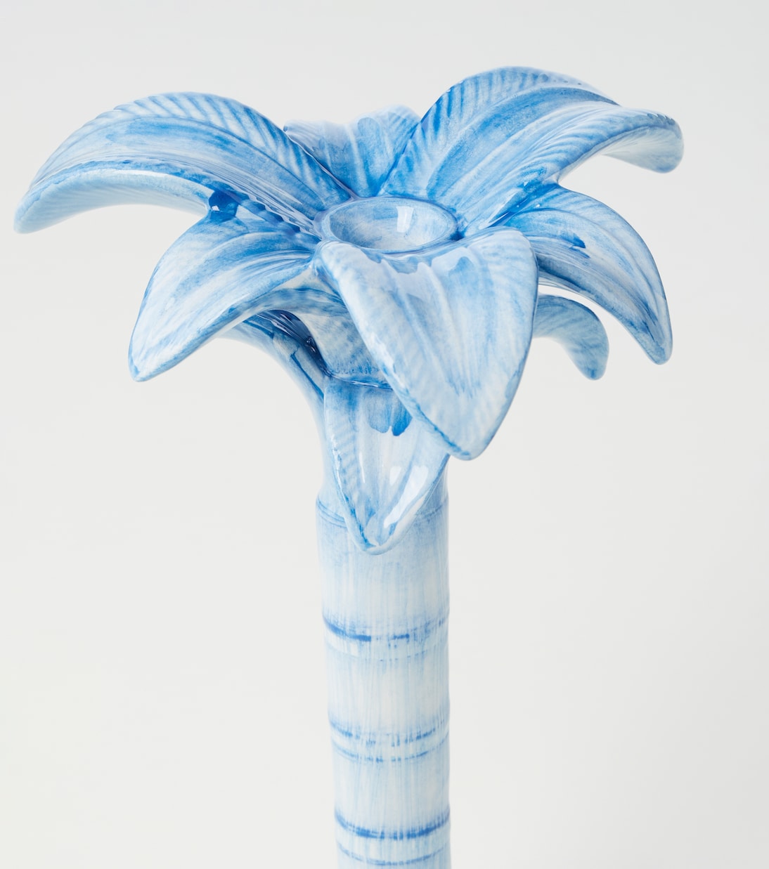 Medium Ceramic Candle Holder Blue P01062572