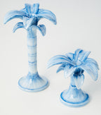 Medium Ceramic Candle Holder Blue P01062572