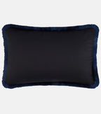Les-Ottomans Silk Velvet Cushion Yellow