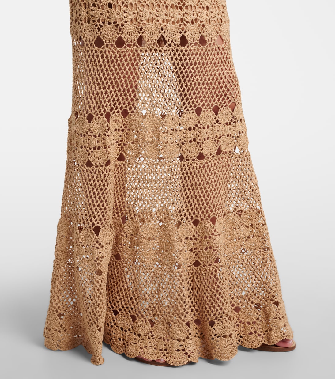 Marianne Crochet Cotton Maxi Dress