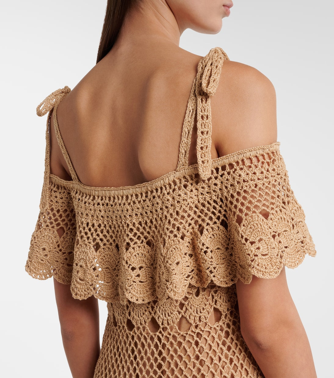 Marianne Crochet Cotton Maxi Dress