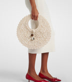 Spiaggia Small Crochet Top-Handle Bag