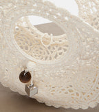Spiaggia Small Crochet Top-Handle Bag