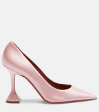 Amina Muaddi Ami Satin Pumps
