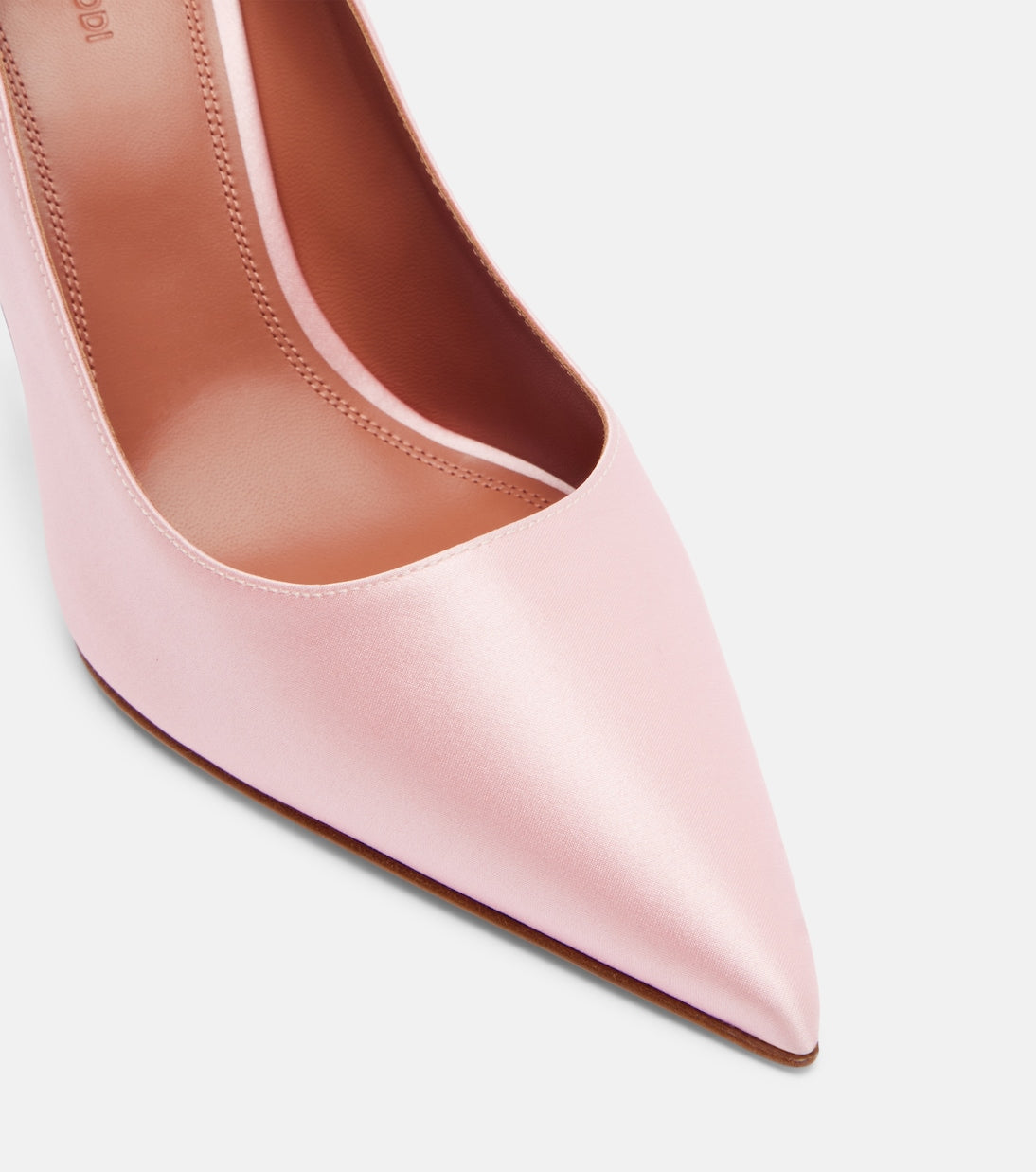 Amina Muaddi Ami Satin Pumps