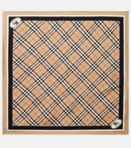 Burberry Check Silk Twill Scarf