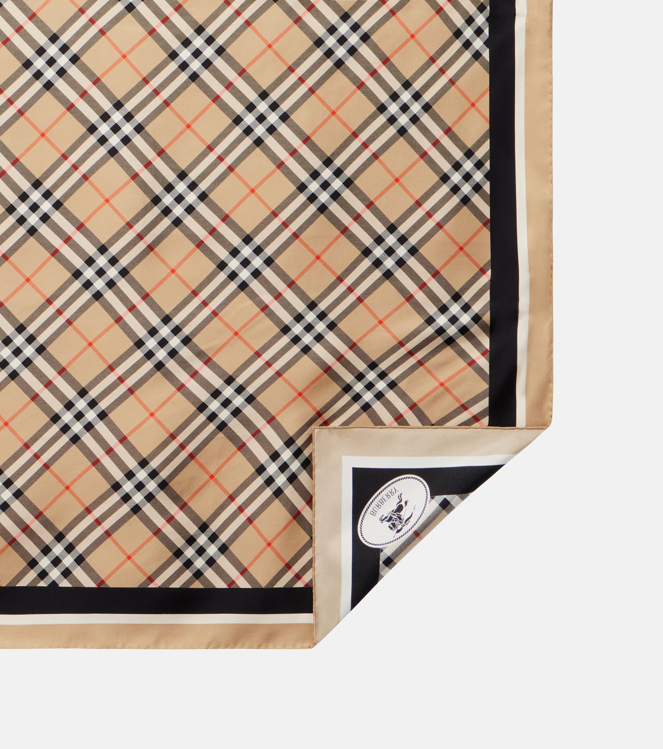 Burberry Check Silk Twill Scarf