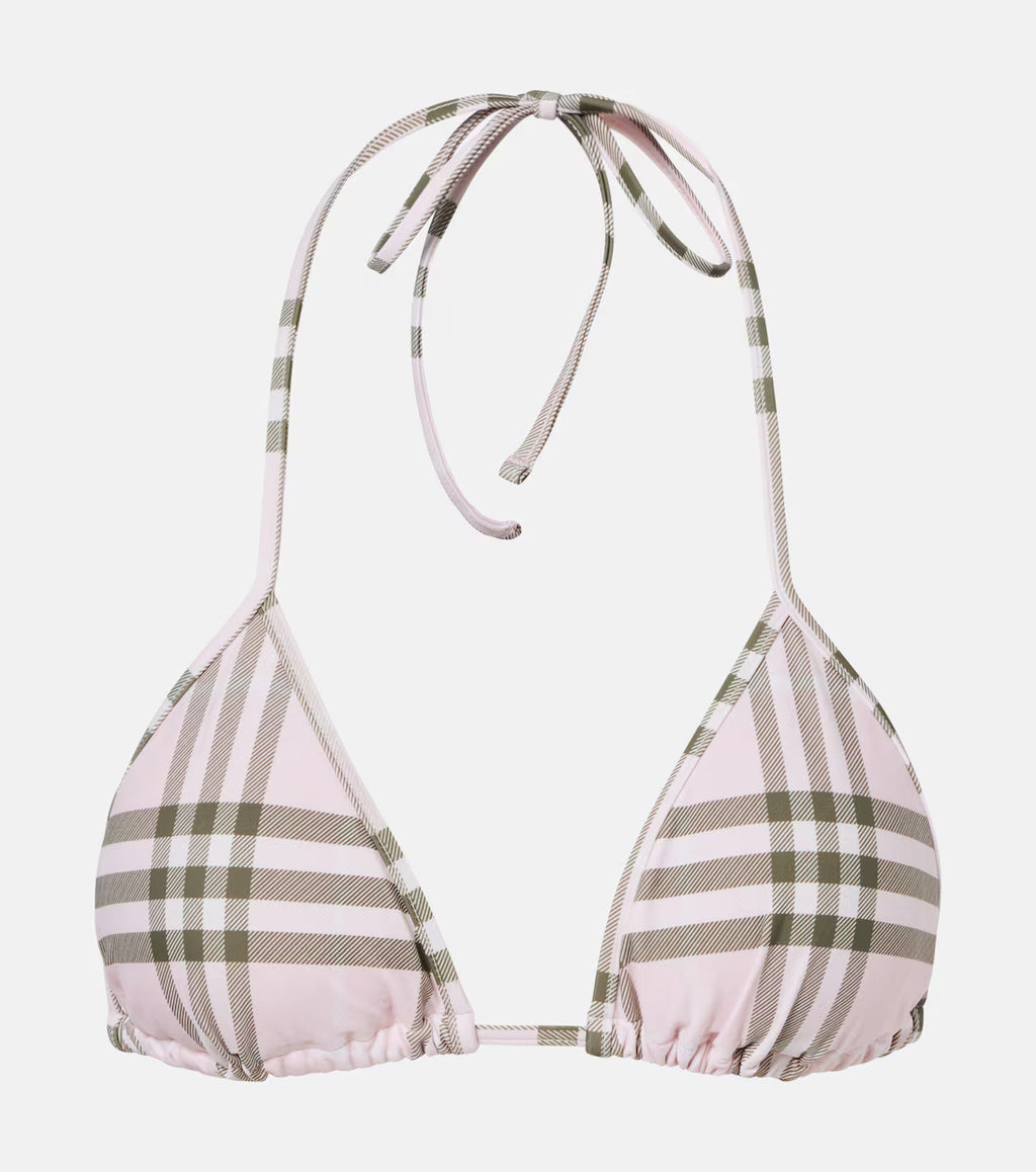 Burberry Check Bikini Top
