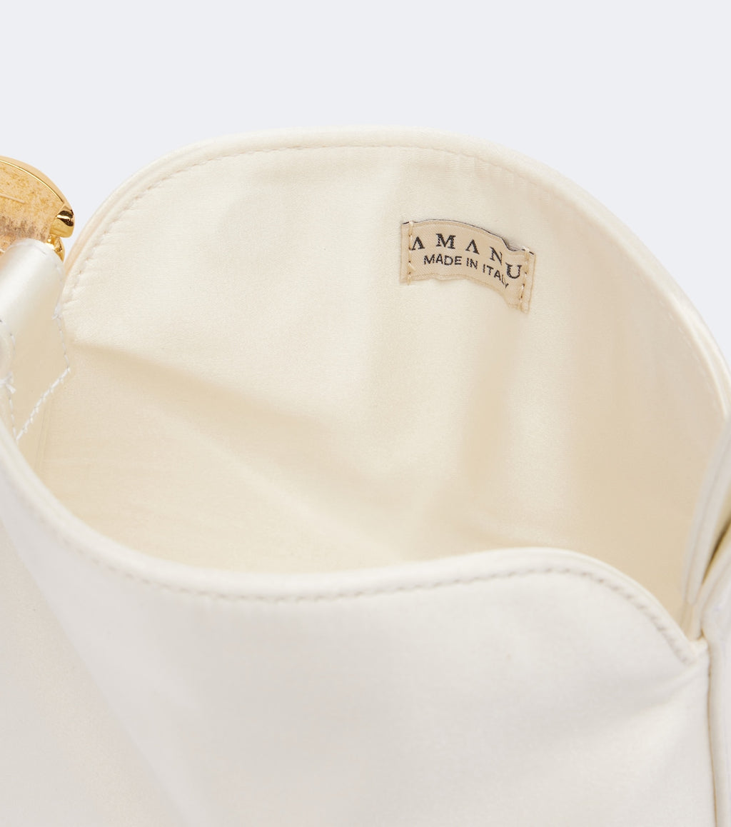 Amanu Zambia Mini Satin Top-Handle Bag