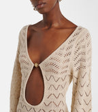 Rey Crochet Cotton-Blend Maxi Dress