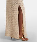 Rey Crochet Cotton-Blend Maxi Dress
