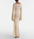 Rey Crochet Cotton-Blend Maxi Dress