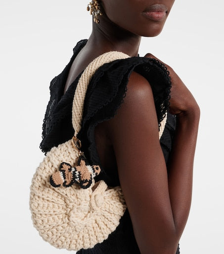 Praia Small Crochet Shoulder Bag