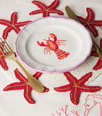 Les Ottomans Set of 4 Beaded Placemats