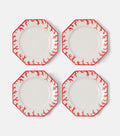 Set of 4 Ceramic Dinner Plates