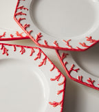 Set of 4 Ceramic Dinner Plates