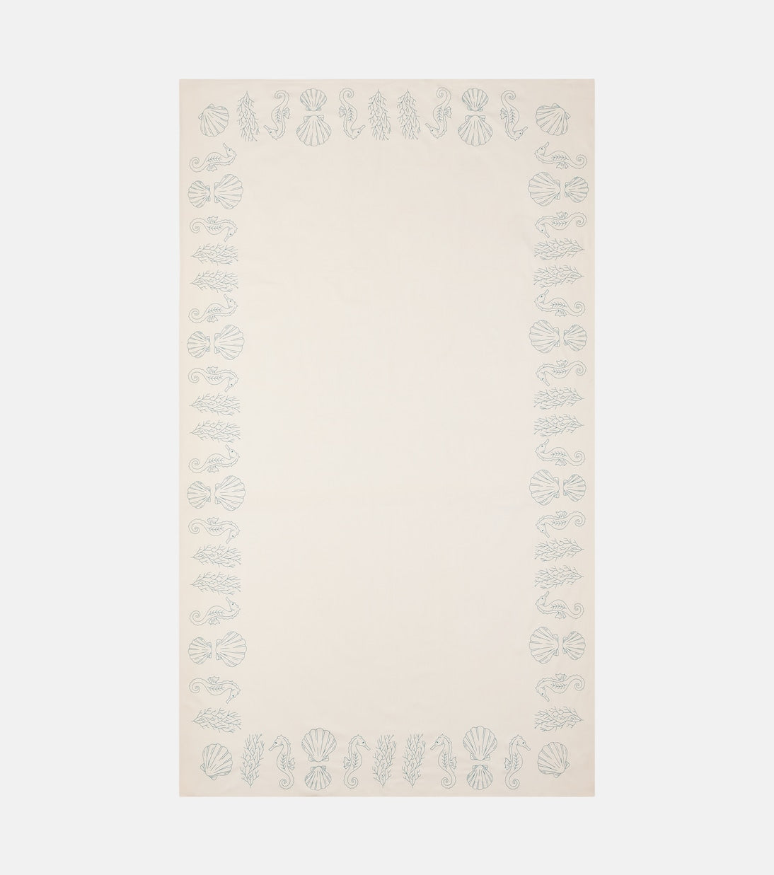 Embroidered Linen Tablecloth