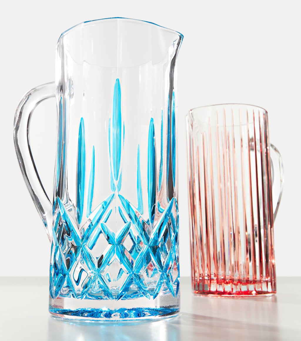 Crystal Pitcher in Blue