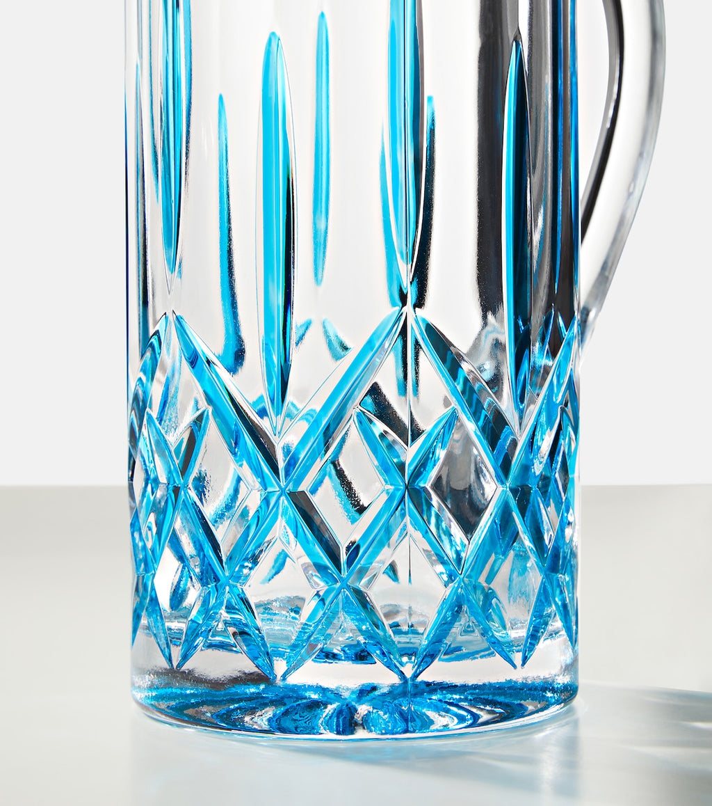 Crystal Pitcher in Blue