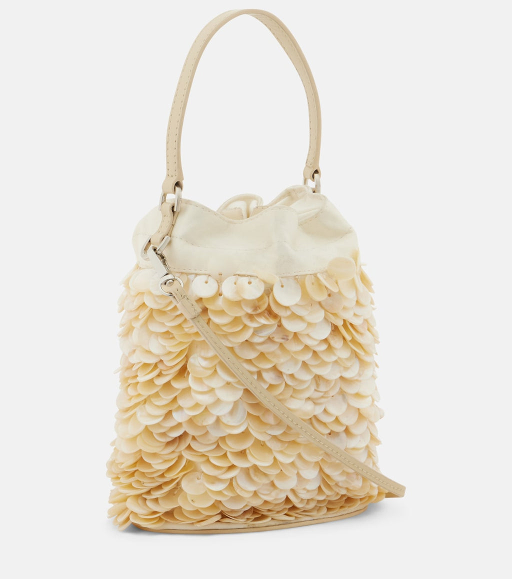 Staud Lila Mini Embellished Bucket Bag