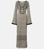 Rey Crochet Cotton-Blend Maxi Dress