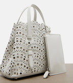 Alaïa Mina 20 Vienne Leather Top-Handle Bag