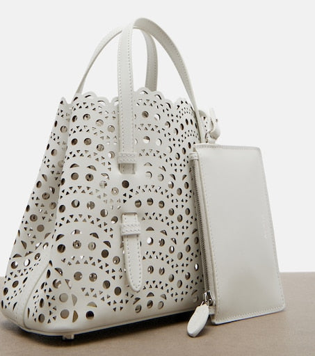 Alaïa Mina 20 Vienne Leather Top-Handle Bag