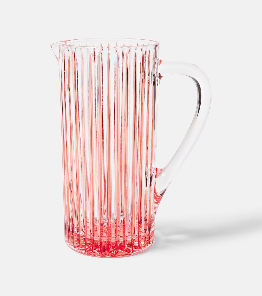 Striped Crystal Jug