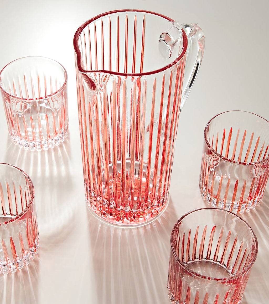 Striped Crystal Jug
