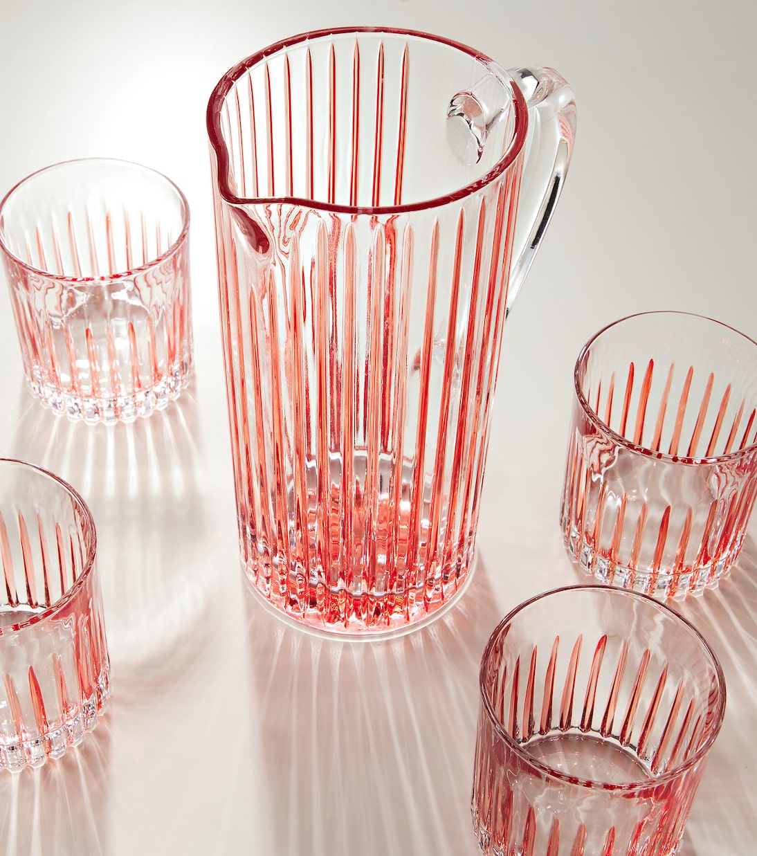Striped Crystal Jug