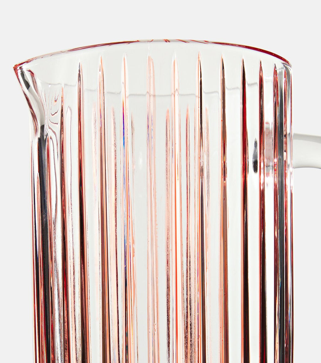 Striped Crystal Jug