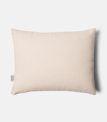 Les-Ottomans Striped Silk Cotton Velvet Cushion
